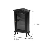 Maxbell Mini Bookcase Storage Shelf for Miniature Scene Kid Pretend Toy Fairy Garden