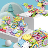 Maxbell DIY Puzzle Gear Building Toy Set for Ages 3+ Holiday Gifts Learning Activity