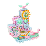 Maxbell DIY Puzzle Gear Building Toy Set for Ages 3+ Holiday Gifts Learning Activity