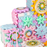 Maxbell DIY Puzzle Gear Building Toy Set for Ages 3+ Holiday Gifts Learning Activity