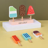 Maxbell Ice Cream Toy Set Education Toy Pretend Toy for Age 2-4 Gifts Girls and Boys