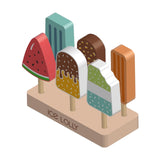 Maxbell Ice Cream Toy Set Education Toy Pretend Toy for Age 2-4 Gifts Girls and Boys