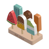 Maxbell Ice Cream Toy Set Education Toy Pretend Toy for Age 2-4 Gifts Girls and Boys