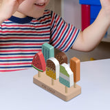 Maxbell Ice Cream Toy Set Education Toy Pretend Toy for Age 2-4 Gifts Girls and Boys