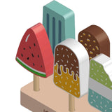 Maxbell Ice Cream Toy Set Education Toy Pretend Toy for Age 2-4 Gifts Girls and Boys