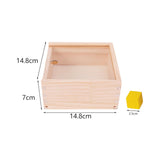 Maxbell Wooden Colors Cube Multicolor Wooden Blocks for Preschool Toddlers Boy Girls