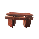 Maxbell Dollhouse Miniature Office Table and Chair Set for Kids Pretend Play Diorama