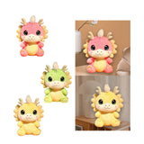 Maxbell New Year Dragon Doll Creative for Party Supplies Restaurant Birthday Present Pink