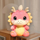 Maxbell New Year Dragon Doll Creative for Party Supplies Restaurant Birthday Present Pink
