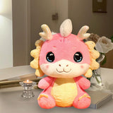 Maxbell New Year Dragon Doll Creative for Party Supplies Restaurant Birthday Present Pink