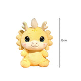 Maxbell New Year Dragon Doll Creative for Party Supplies Restaurant Birthday Present Yellow