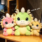 Maxbell New Year Dragon Doll Creative for Party Supplies Restaurant Birthday Present Yellow