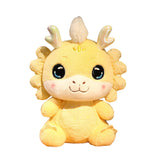Maxbell New Year Dragon Doll Creative for Party Supplies Restaurant Birthday Present Yellow