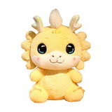 Maxbell New Year Dragon Doll Creative for Party Supplies Restaurant Birthday Present Yellow