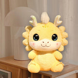 Maxbell New Year Dragon Doll Creative for Party Supplies Restaurant Birthday Present Yellow