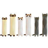 Maxbell Plush Kitty Cushion Lovely Birthday Present Durable Cat Stuffed Throw Pillow Beige 50cm