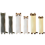 Maxbell Plush Kitty Cushion Lovely Birthday Present Durable Cat Stuffed Throw Pillow Beige 50cm