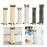 Maxbell Plush Kitty Cushion Lovely Birthday Present Durable Cat Stuffed Throw Pillow Beige 50cm