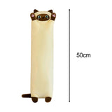 Maxbell Plush Kitty Cushion Lovely Birthday Present Durable Cat Stuffed Throw Pillow Beige 50cm