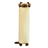 Maxbell Plush Kitty Cushion Lovely Birthday Present Durable Cat Stuffed Throw Pillow Beige 70cm