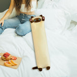 Maxbell Plush Kitty Cushion Lovely Birthday Present Durable Cat Stuffed Throw Pillow Beige 70cm