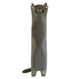 Maxbell Plush Kitty Cushion Lovely Birthday Present Durable Cat Stuffed Throw Pillow Gray 50cm