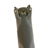 Maxbell Plush Kitty Cushion Lovely Birthday Present Durable Cat Stuffed Throw Pillow Gray 50cm