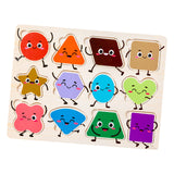 Maxbell Montessori Geometric Shape Sorting Toy Kids Valentines Gifts for 3 4 5 Kids