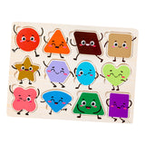 Maxbell Montessori Geometric Shape Sorting Toy Kids Valentines Gifts for 3 4 5 Kids