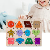 Maxbell Montessori Geometric Shape Sorting Toy Kids Valentines Gifts for 3 4 5 Kids