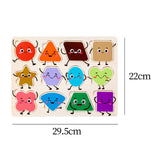 Maxbell Montessori Geometric Shape Sorting Toy Kids Valentines Gifts for 3 4 5 Kids