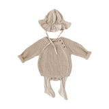 Maxbell Kids Jumpsuit with Hat Socks Comfortable for Chinese New Year Autumn Outdoor