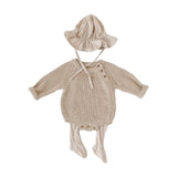 Maxbell Kids Jumpsuit with Hat Socks Comfortable for Chinese New Year Autumn Outdoor