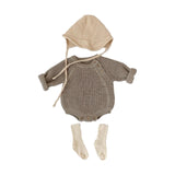 Maxbell Kids Jumpsuit with Hat Socks Comfortable for Chinese New Year Autumn Outdoor