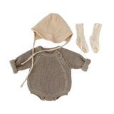 Maxbell Kids Jumpsuit with Hat Socks Comfortable for Chinese New Year Autumn Outdoor