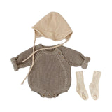 Maxbell Kids Jumpsuit with Hat Socks Comfortable for Chinese New Year Autumn Outdoor