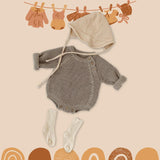 Maxbell Kids Jumpsuit with Hat Socks Comfortable for Chinese New Year Autumn Outdoor