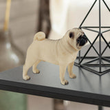 Maxbell Miniature Chinese Shar Pei Crafts PVC Simualtion Dog Figurine for Dog Lovers