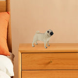 Maxbell Miniature Chinese Shar Pei Crafts PVC Simualtion Dog Figurine for Dog Lovers