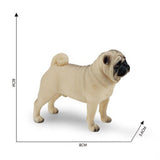 Maxbell Miniature Chinese Shar Pei Crafts PVC Simualtion Dog Figurine for Dog Lovers