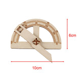 Maxbell DIY Handmade Angle Ruler Small Inventions Education Model for Kids Classroom