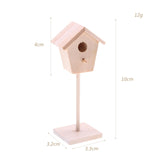 Maxbell 1/12 Mini Fairy Garden Dollhouse Birdhouse Handmade for Garden Outdoor Patio