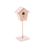 Maxbell 1/12 Mini Fairy Garden Dollhouse Birdhouse Handmade for Garden Outdoor Patio