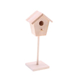 Maxbell 1/12 Mini Fairy Garden Dollhouse Birdhouse Handmade for Garden Outdoor Patio