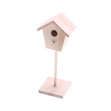 Maxbell 1/12 Mini Fairy Garden Dollhouse Birdhouse Handmade for Garden Outdoor Patio