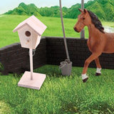 Maxbell 1/12 Mini Fairy Garden Dollhouse Birdhouse Handmade for Garden Outdoor Patio