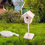 Maxbell 1/12 Mini Fairy Garden Dollhouse Birdhouse Handmade for Garden Outdoor Patio