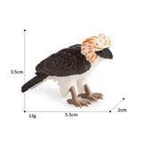 Maxbell Philippine Eagle Toy Figure Realistic Eagle Figurines for Cognitive Toy Kids