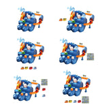 Maxbell Race Track Car Toy Rail Train Toy Vehicle Puzzle Car Track Playsets for Kids 4 Cars