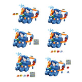 Maxbell Race Track Car Toy Rail Train Toy Vehicle Puzzle Car Track Playsets for Kids 4 Cars